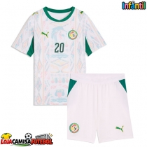 Camisa de Futebol Senegal Habib Diallo #20 Equipamento Principal Infantil Mundo 2026 Manga Curta (+ Calças curtas)